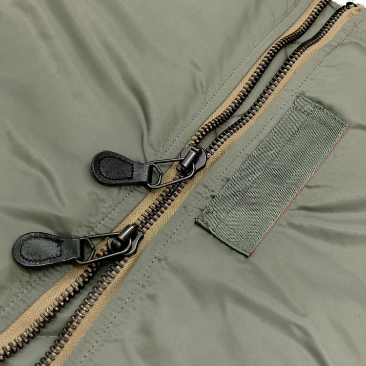 2024AW HYKE ハイク TYPE MA-1 JACKET ミリタリーブルゾン オリーブドラブ 2 17412