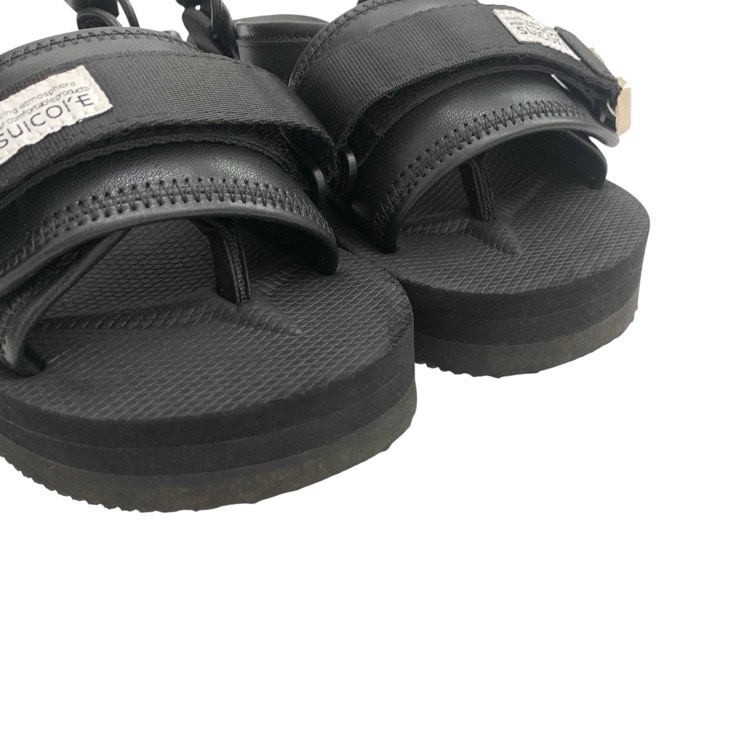TOGA×SUICOKE トーガ×スイコック TONO トノ スタッズサンダル メタルパーツ ブラック 6/24cm TC241-AJ510