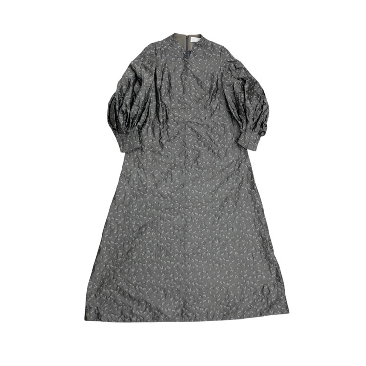 Mame Kurogouchi マメクロゴウチ Osmanthus Motif Jacquard Dress