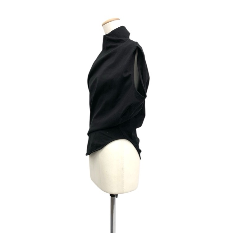 Mame Kurogouchi マメクロゴウチ Cotton Jersey Asymmetry Top アシンメトリー トップス MM25FW-JS002