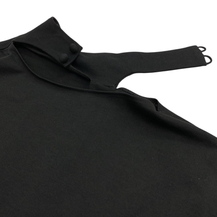 Mame Kurogouchi マメクロゴウチ Cotton Jersey Asymmetry Top アシンメトリー トップス MM25FW-JS002