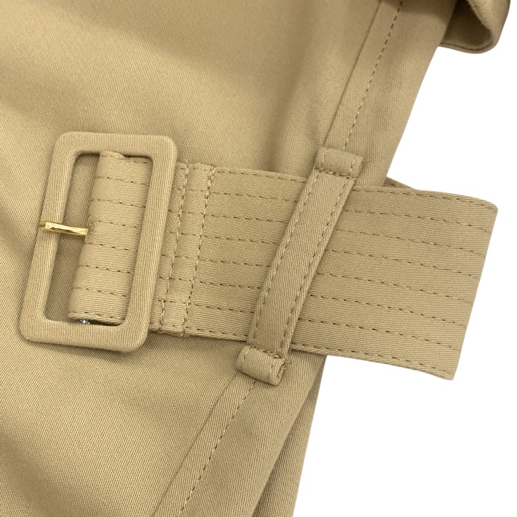 2026SS Mame Kurogouchi マメクロゴウチ Cording Embroidery Detailed Trench Coat コード刺繍オーバーサイズトレンチコート ベージュ 1 MM26SS-CO022