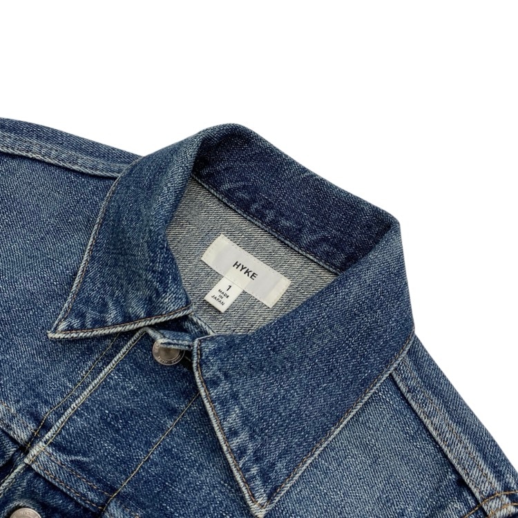HYKE ハイク DENIM JACKET TYPE2 デニムジャケット ブルー 1