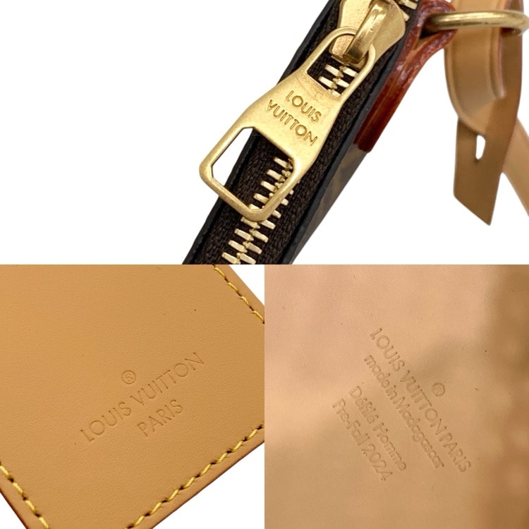 LOUIS VUITTON ルイ・ヴィトン サマーショッパートート ダミエ MM M25008 メンズ ラフィア