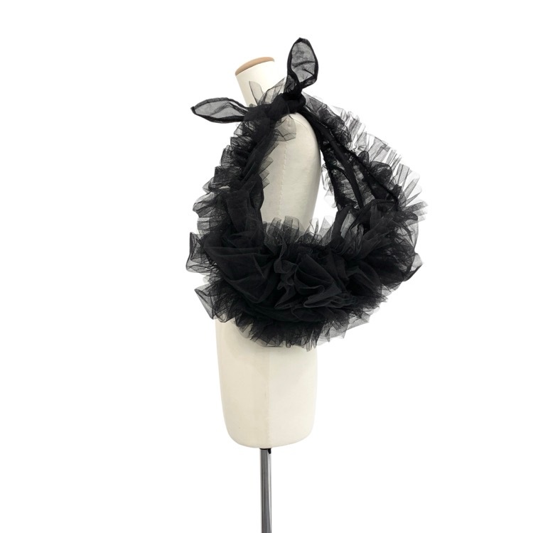 Chika Kisada チカキサダ tulle bag チュールバッグ ブラック F CZ-24082