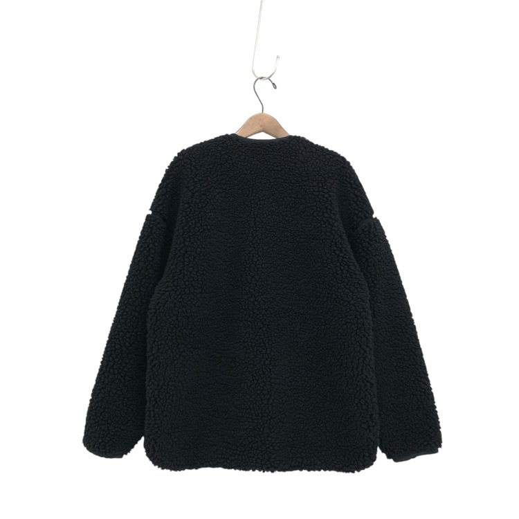 HYKE ハイク FAUX SHEARLING JACKET フェイクムートン ボアジャケット ブラック 2 232-17400