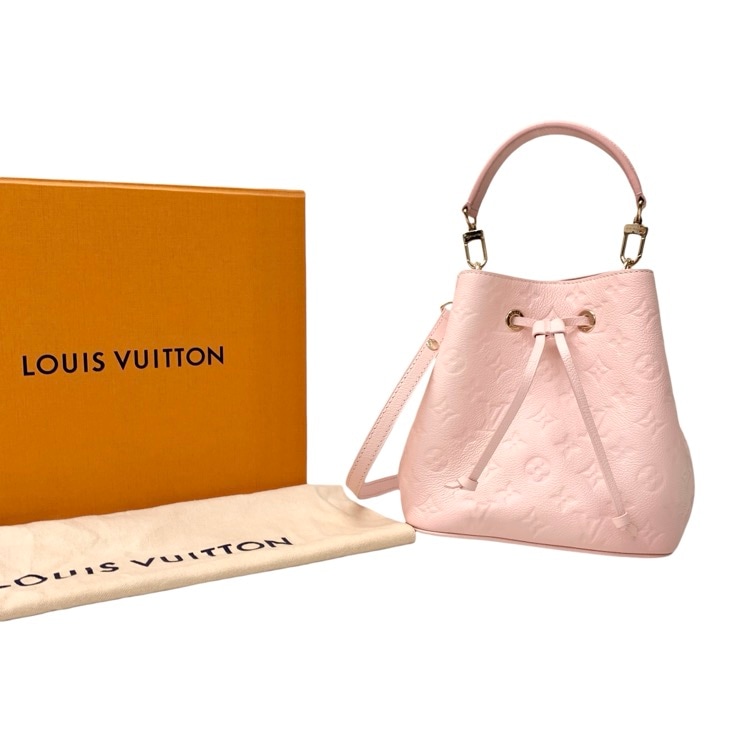 LOUIS VUITTON ルイ・ヴィトン ネオノエBB モノグラムアンプラント ピンクオパール M47038