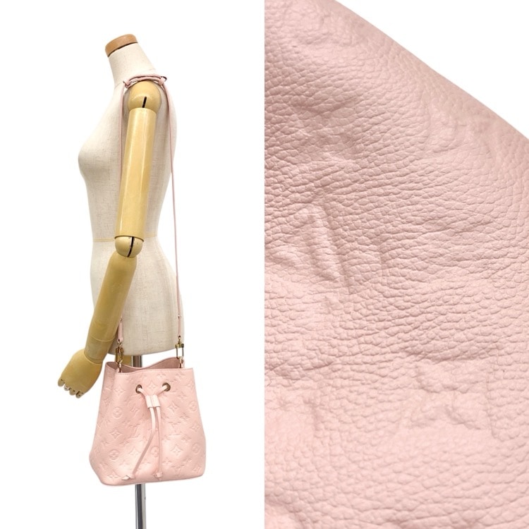 LOUIS VUITTON ルイ・ヴィトン ネオノエBB モノグラムアンプラント ピンクオパール M47038
