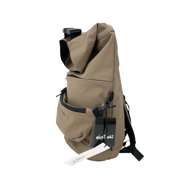 未使用品 JUN MIKAMI×WILD THINGS ジュンミカミ 3LAYER BACKPACK ワイルドシングコラボ バックパック カーキ×ブラック 16