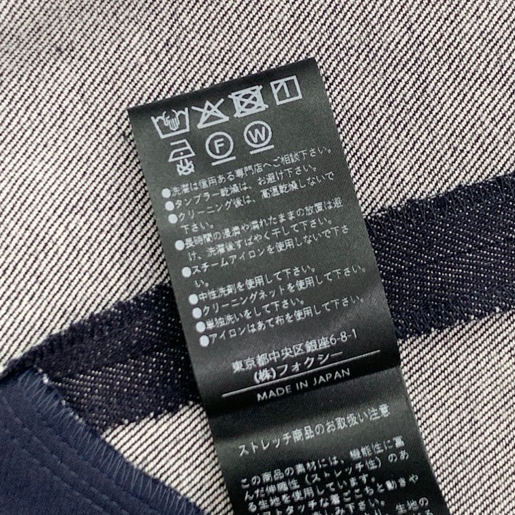 FOXEY NEWYORK フォクシー ジェマ ドレス デニム ワンピース インディゴ 38 45669-NSOOG