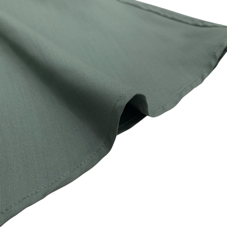 HYKE ハイク FD BOSOM SHIRT DRESS シャツワンピース アシンメトリーヘム オリーブドラブ 1 232-16190