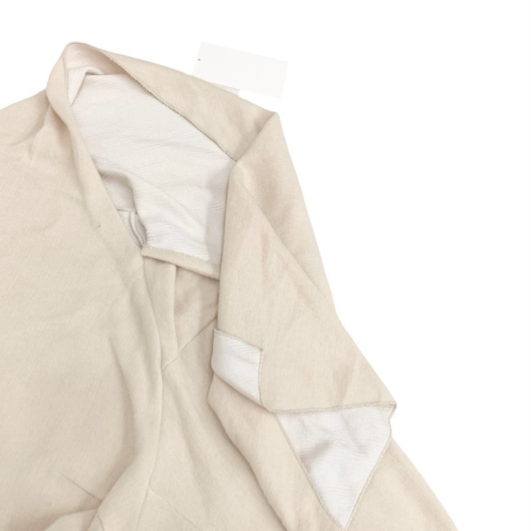 Mame Kurogouchi マメクロゴウチ Scarf Style Knitted Pullover スカーフスタイルニットプルオーバー ホワイト 1 MM23FW-JS045