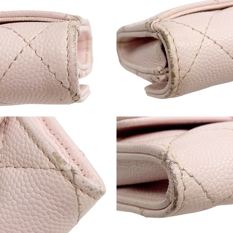 CHANEL シャネル クラシック フラップ カードケース ピンク