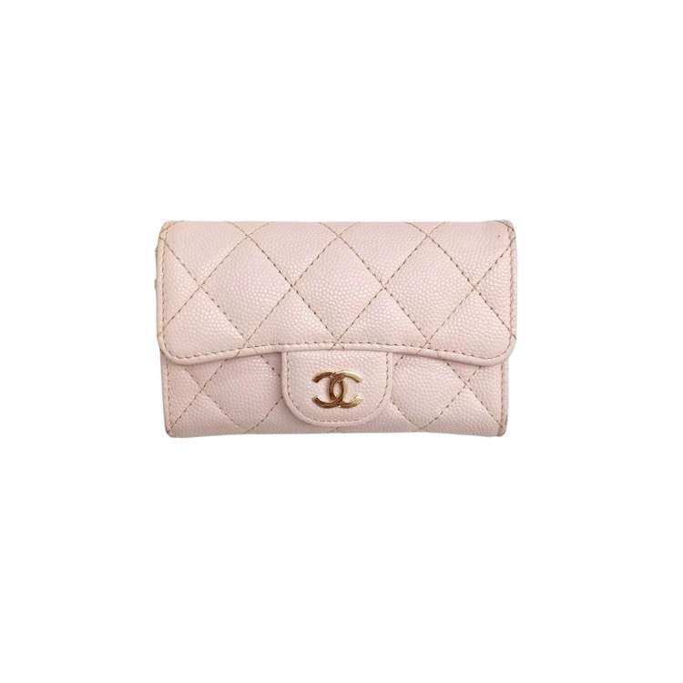 CHANEL シャネル クラシック フラップ カードケース ピンク