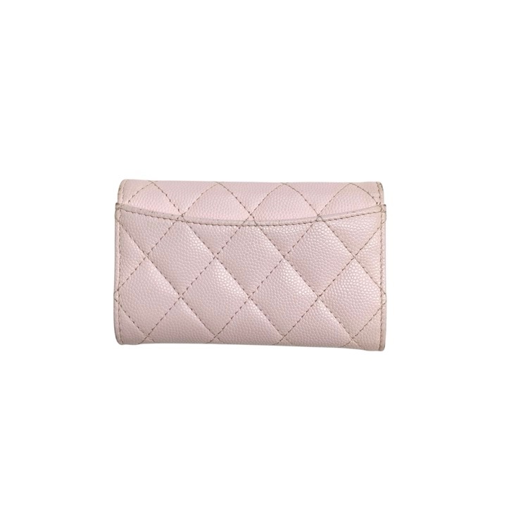 CHANEL シャネル クラシック フラップ カードケース ピンク