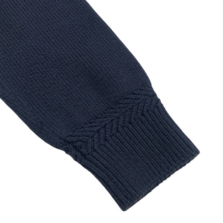 FOXEY NEWYORK フォクシー ニットトップ メレンゲ ボートネック ネイビー 38 43396-NSKOX602VT