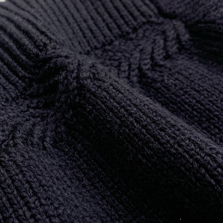 FOXEY NEWYORK フォクシー ニットトップ メレンゲ ボートネック ネイビー 38 43396-NSKOX602VT