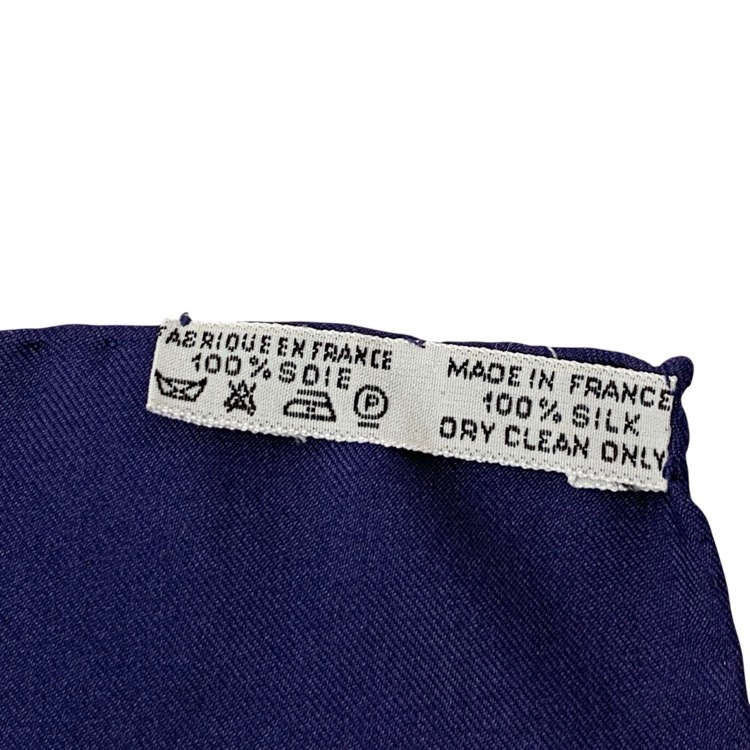 HERMES エルメス カレ90 Parmi les fleurs je compte les heures 花の中で過ごす時間 シルクスカーフ