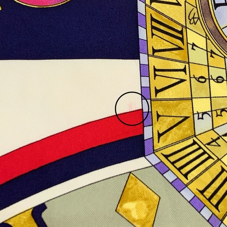 HERMES エルメス カレ90 Parmi les fleurs je compte les heures 花の中で過ごす時間 シルクスカーフ