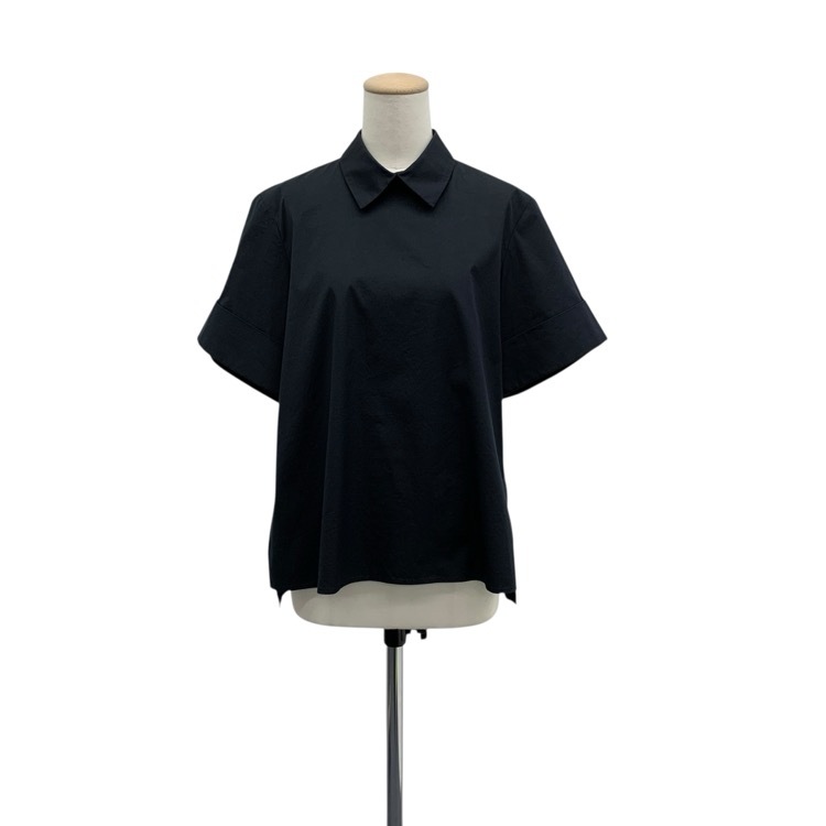 deres デレス Bridget half sleeve blouse ショートスリーブシャツブラウス ネイビー F DER24SS-SH-004