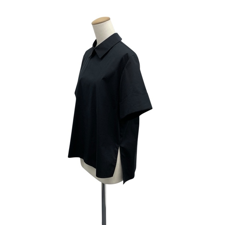 deres デレス Bridget half sleeve blouse ショートスリーブシャツブラウス ネイビー F DER24SS-SH-004