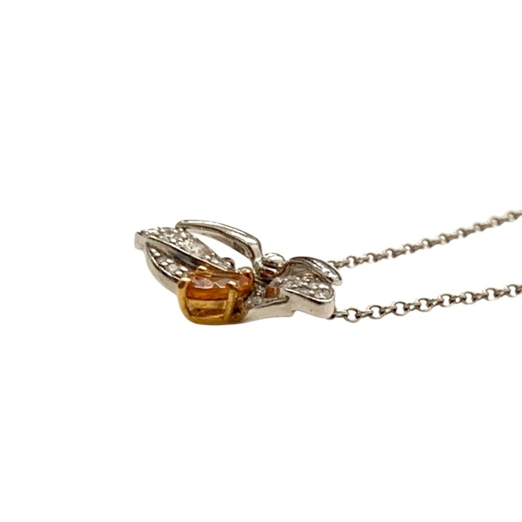 Tiffany & Co. ティファニー ファイヤーフライ ミディアム ペンダント PT900 K18 ガーネット