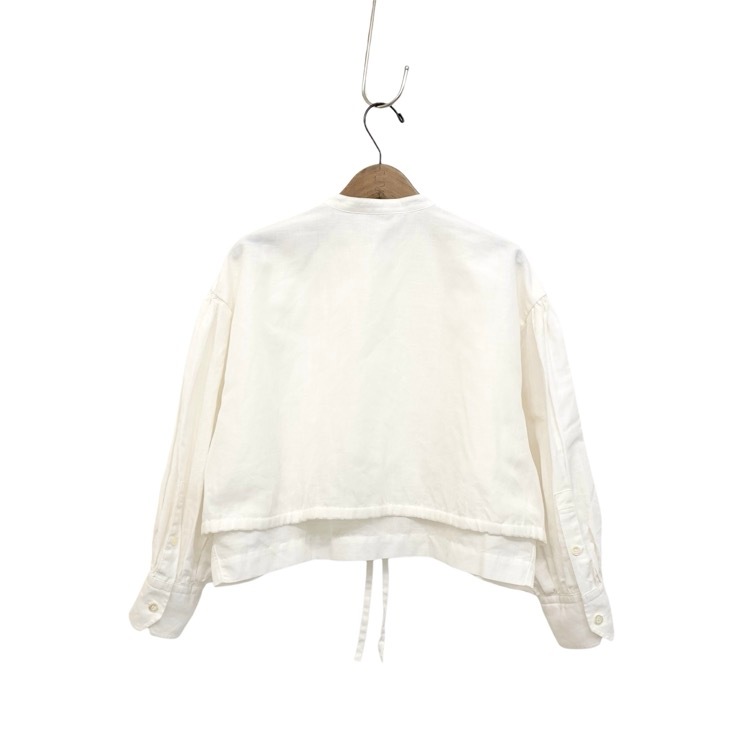 HYKE ハイク C/L BALLOON SLEEVE BLOUSE コットンリネン バルーンスリーブブラウス ホワイト 1 241-15207
