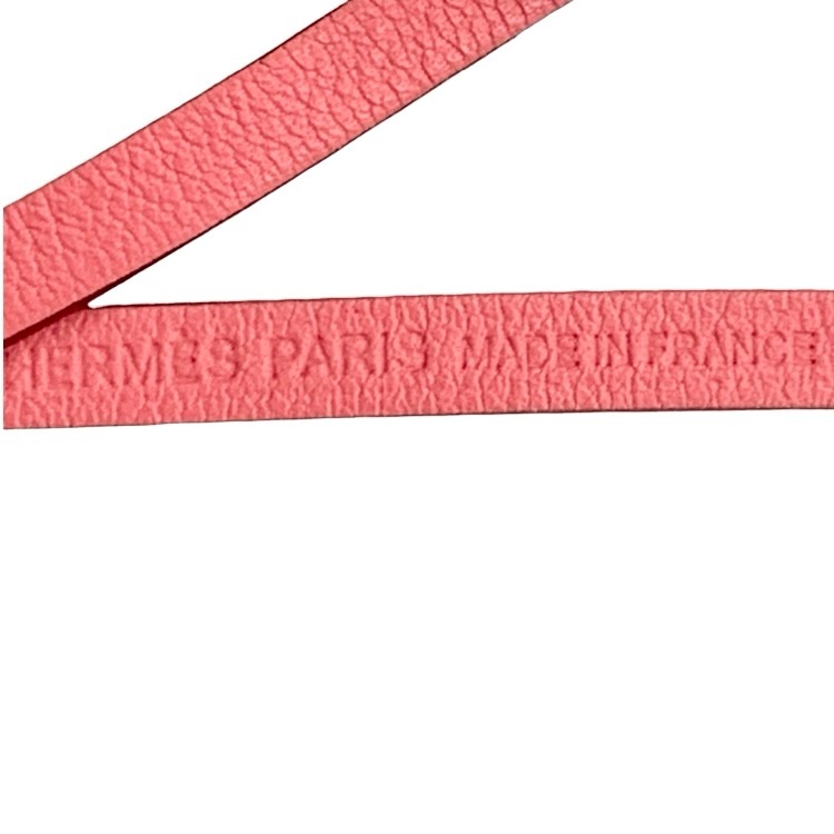 HERMES エルメス チャーム カレナノ ローブ デュ ソワール ピンク スイフト H080262CAAB