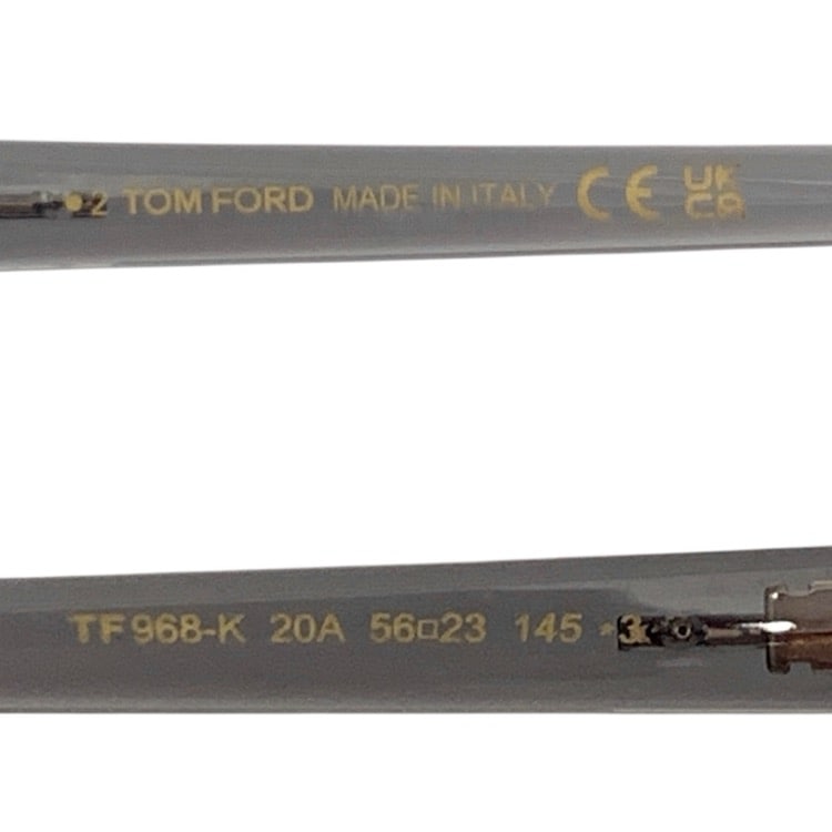 TOM FORD トムフォード サングラス TF968-K スクエア・ウェリントン型 グレー/20A TF968-K