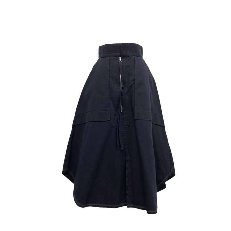 UJOH ウジョー Work Flare SKT ワークフレア スカート ネイビー 2 U783-S02-001