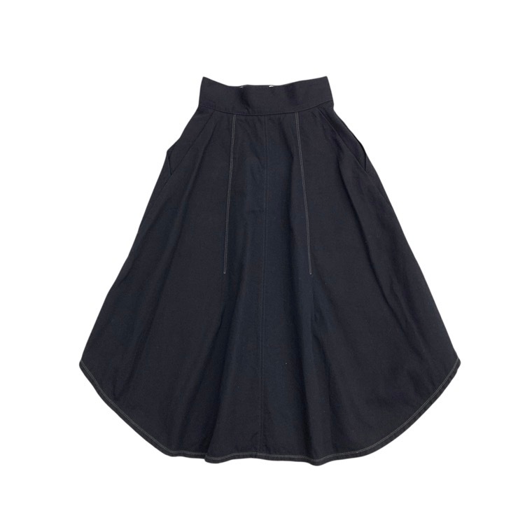 UJOH ウジョー Work Flare SKT ワークフレア スカート ネイビー 2 U783-S02-001