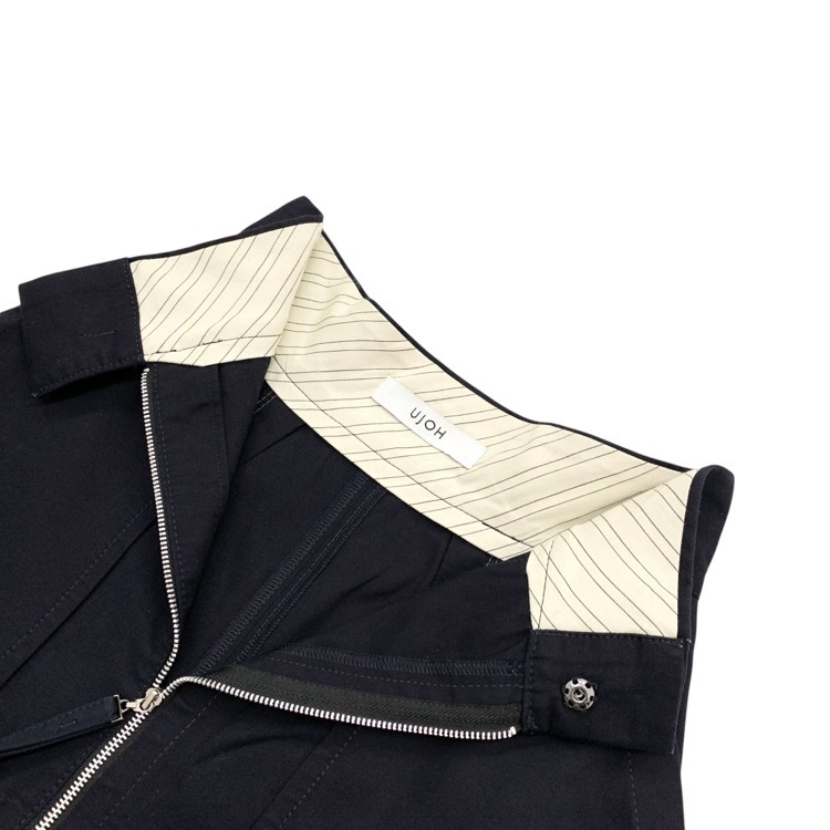 UJOH ウジョー Work Flare SKT ワークフレア スカート ネイビー 2 U783-S02-001