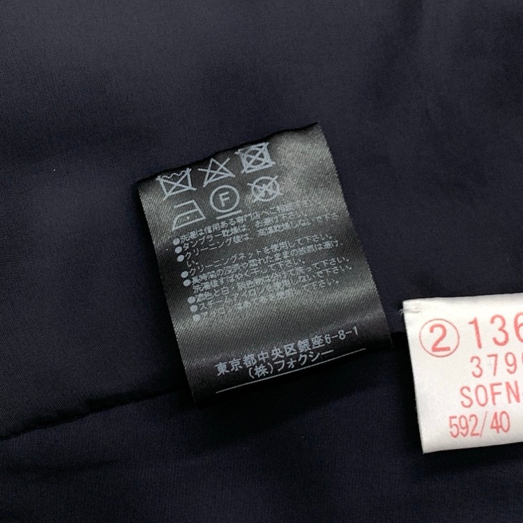 FOXEY フォクシー ドレス モダンギャルソン ワンピース ミッドナイトブルー 40 37904-SOFN