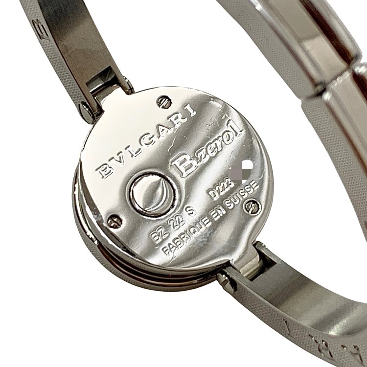 BVLGARI ブルガリ ビーゼロワン 12P レディース リストウォッチ ステンレススチール・ホワイト文字盤