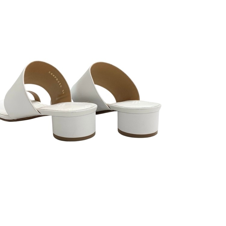 Maison Margiela メゾンマルジェラ Tabiサンダル 足袋ローヒールミュール ホワイト 36 S58WP0234