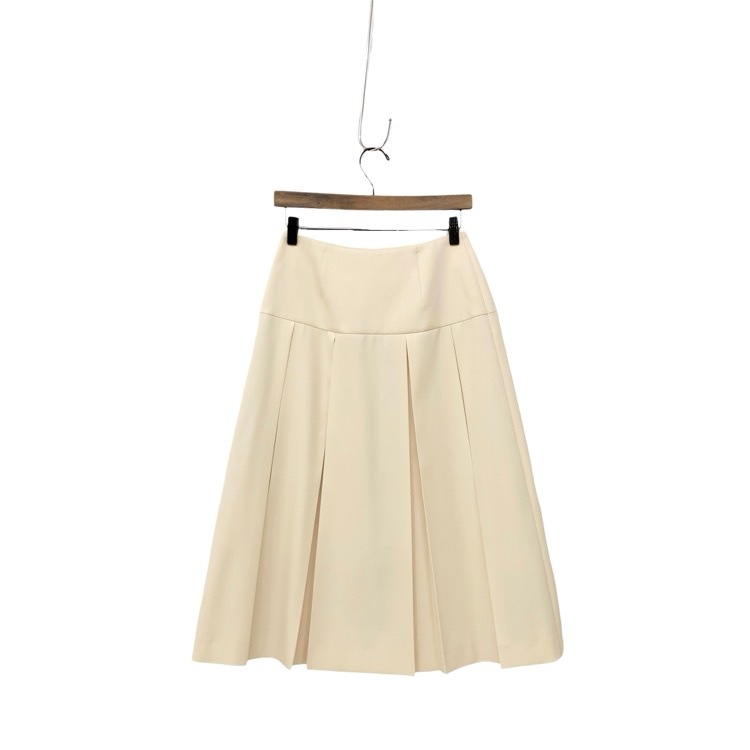 BORDERS at BALCONY ボーダーズアットバルコニー FLAP SKIRT スカート ボックスプリーツ BD2411-3H-07