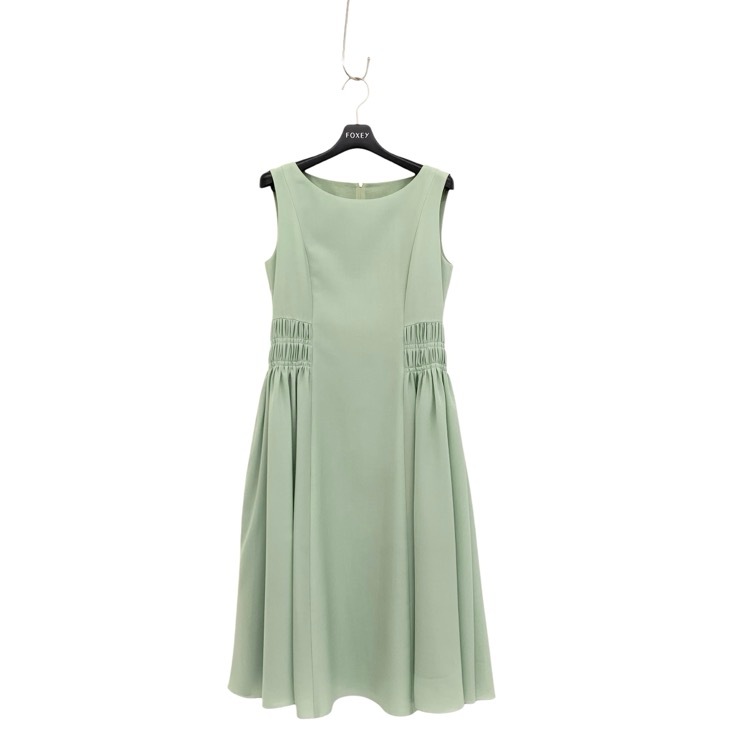FOXEY NEWYORK フォクシー スモック ドレス ミントグリーン 38 41952-NA00F604SI