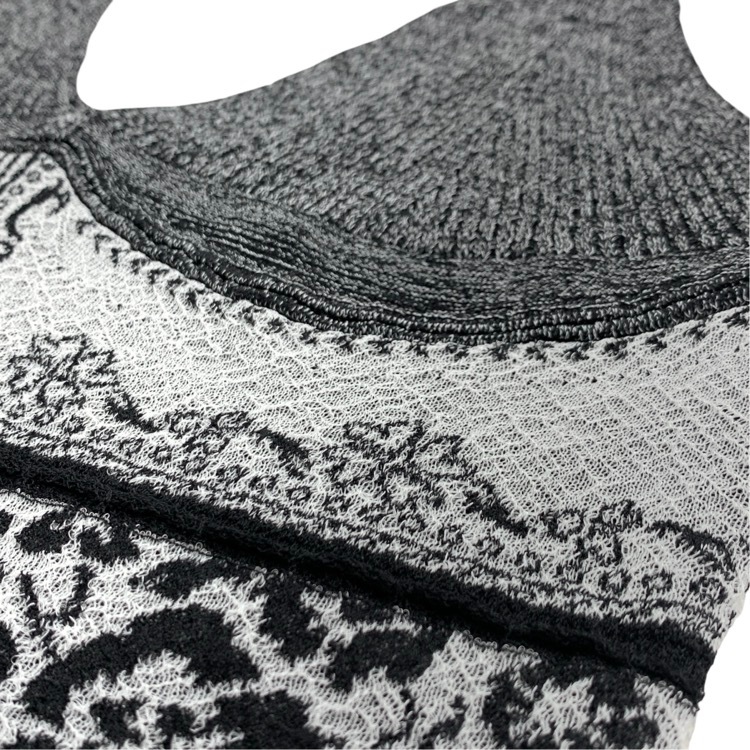 Mame Kurogouchi マメクロゴウチ Floral Jacquard Knit Camisole Top ブラック 2 MM26SS-KN083