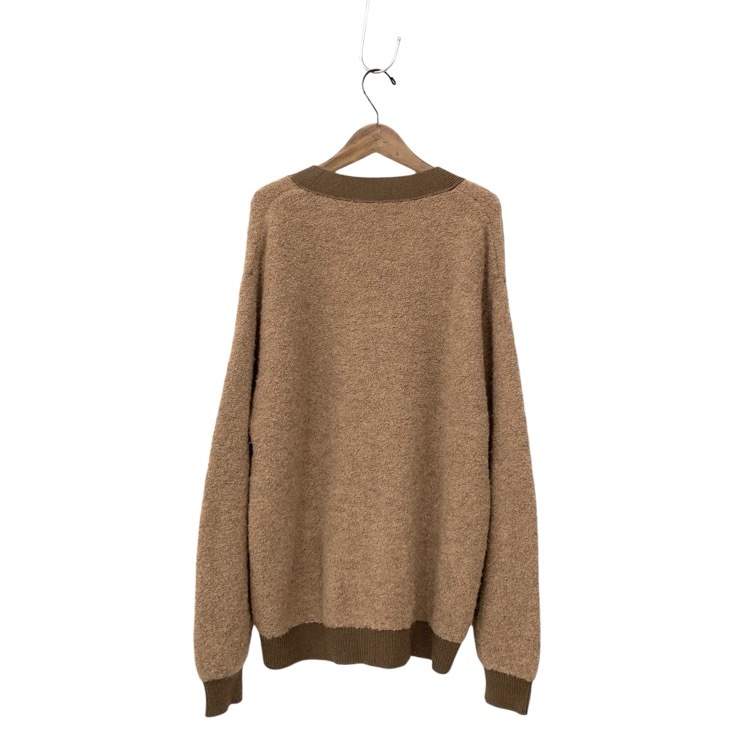 HYKE ハイク ALPACA SWEATER CARDIGAN アルパカ カーディガン キャメル 4 11326