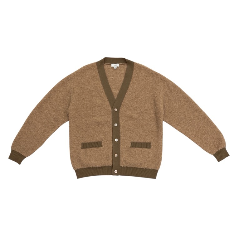 HYKE ハイク ALPACA SWEATER CARDIGAN アルパカ カーディガン キャメル 4 11326