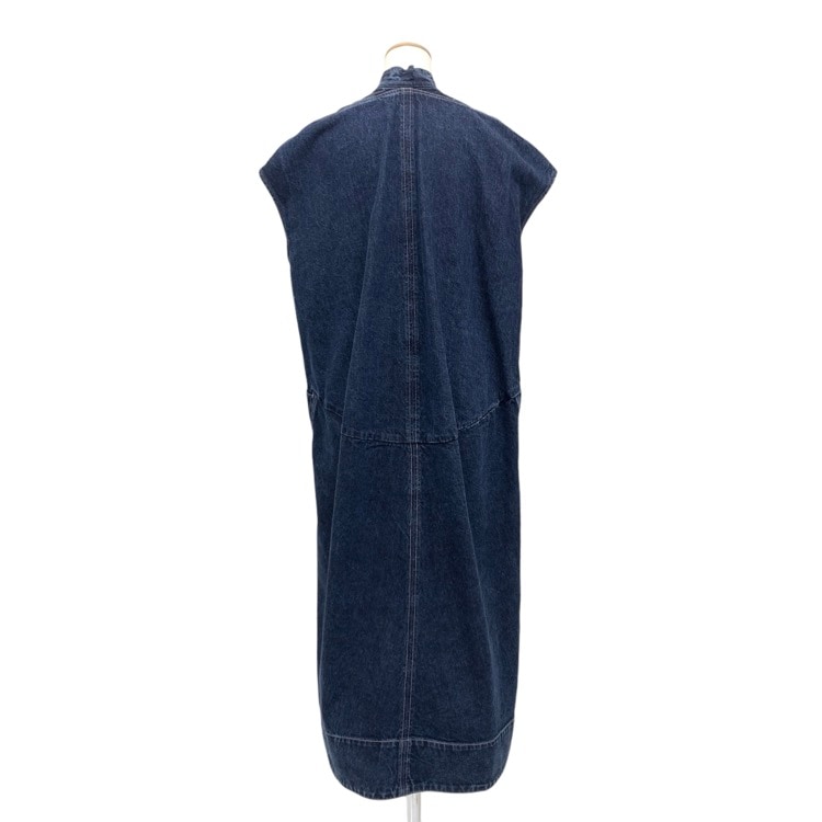 HARUNOBUMURATA ハルノブムラタ LAURA / Round Shape Sleeveless Denim Dress デニム ワンピース ブルー 34 HM26S487-DUC01