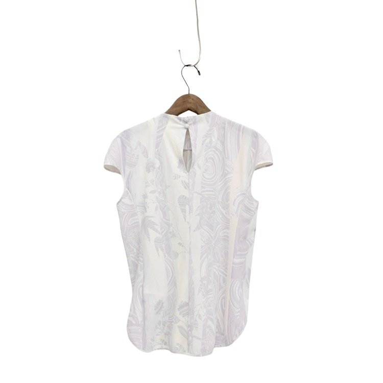 Mame Kurogouchi マメクロゴウチ Marble Print Jersey Short Sleeve Top パープル 2 MM26SS-JS059
