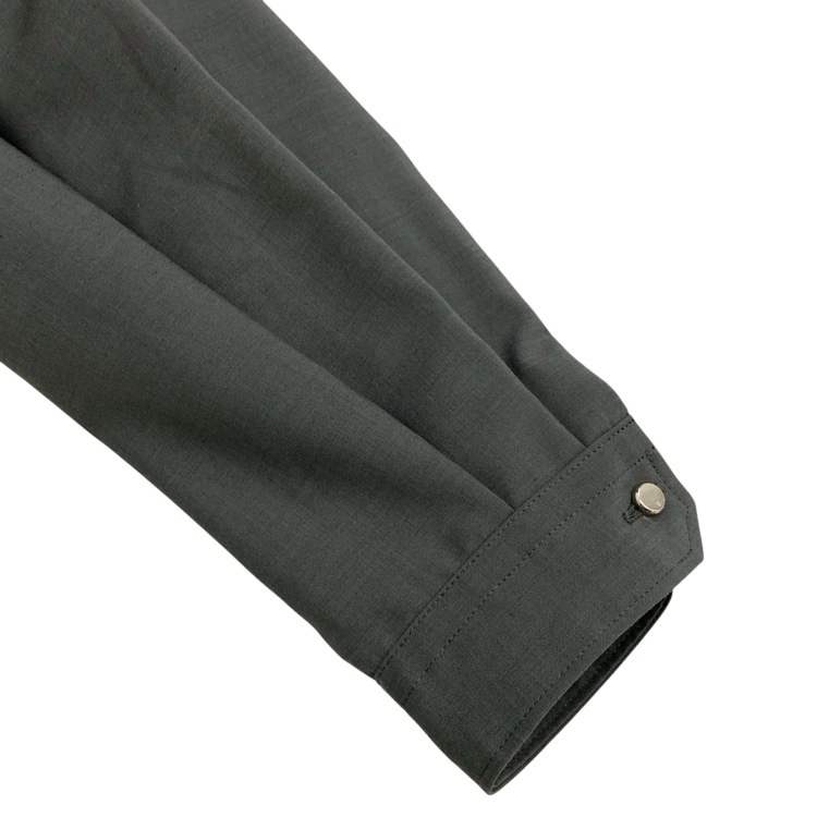 2024AW THE RERACS ザ リラクス スカーフカラープルオーバードレス ワンピース グレー 36 24FW-REOP-145L