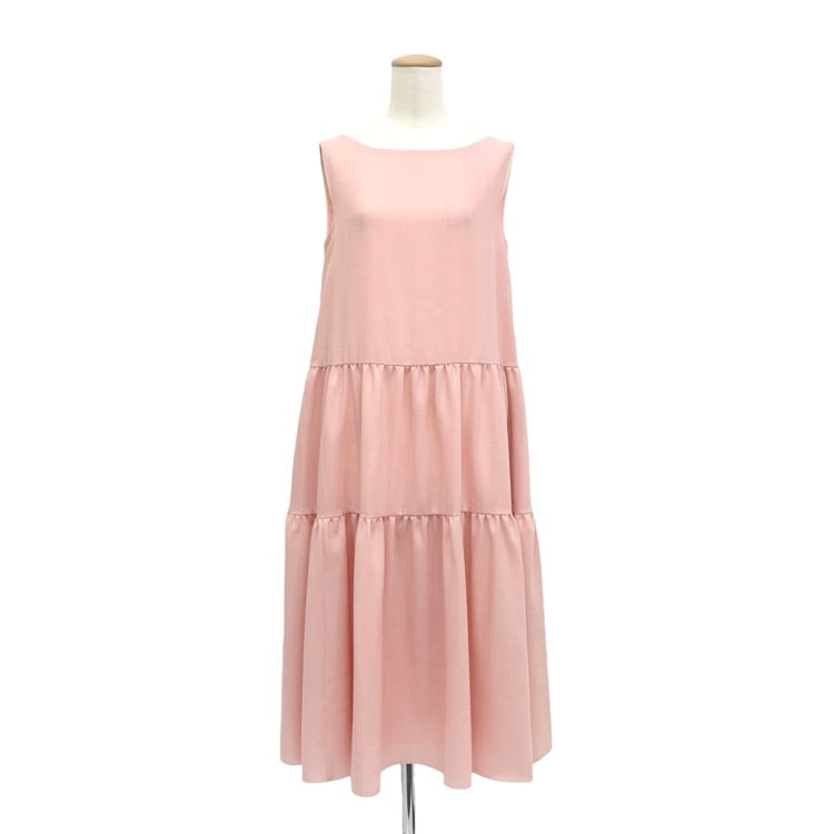 FOXEY NEWYORK フォクシー ナンタケット ドレス ワンピース ピオニーピンク 38 42032-NAOOF