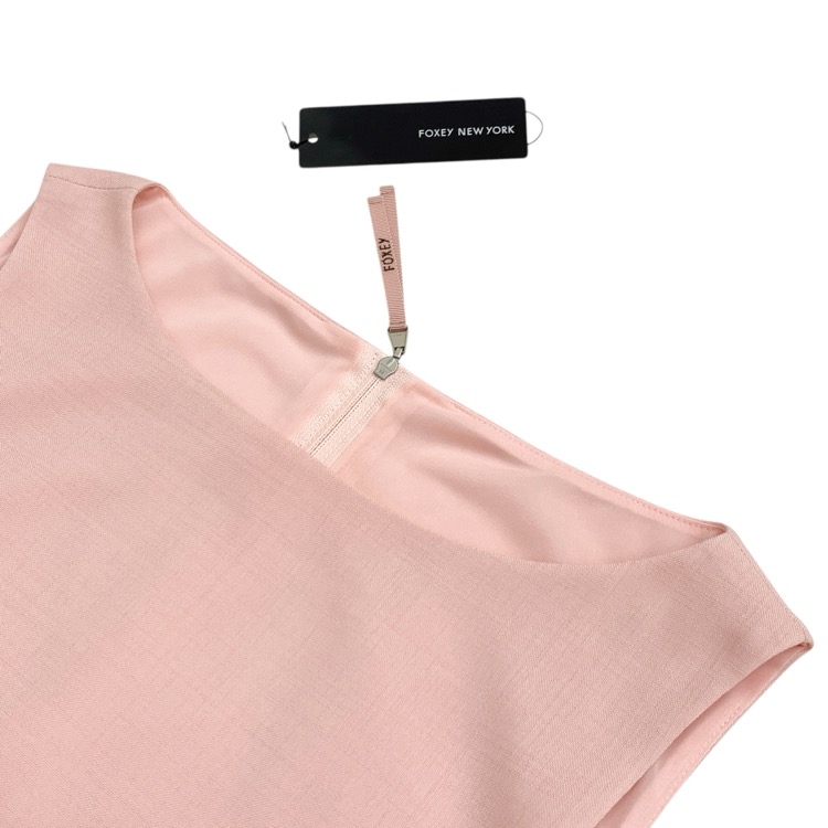 FOXEY NEWYORK フォクシー ナンタケット ドレス ワンピース ピオニーピンク 38 42032-NAOOF