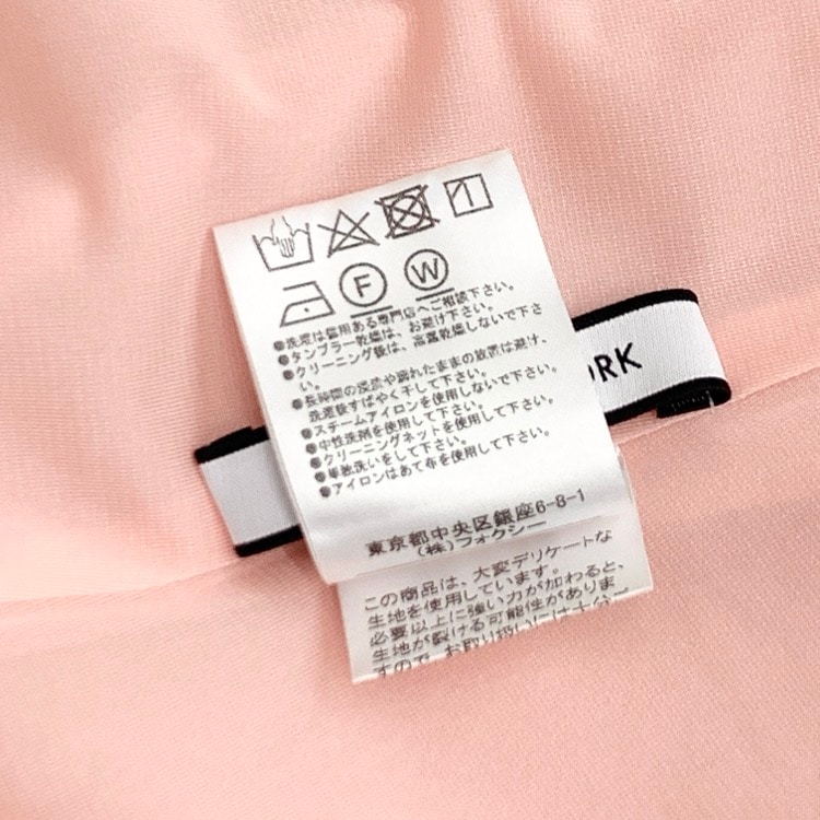 FOXEY NEWYORK フォクシー ナンタケット ドレス ワンピース ピオニーピンク 38 42032-NAOOF