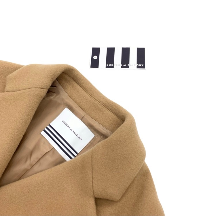 BORDERS at BALCONY ボーダーズアットバルコニー TAILORED HALF COAT