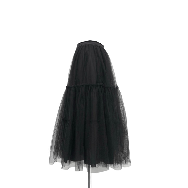FOXEY フォクシー チュール スカート アネット ブラック 38 41823-ASOO