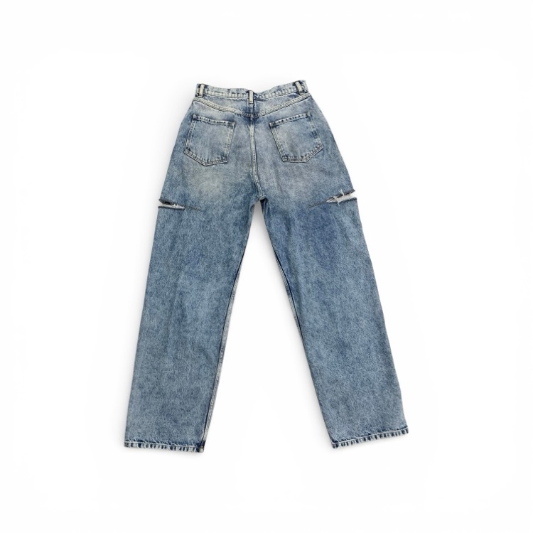 Maison Margiela メゾンマルジェラ スラッシュディテールデニムジーンズ パンツ メンズ ブルー 48 S51LA0051
