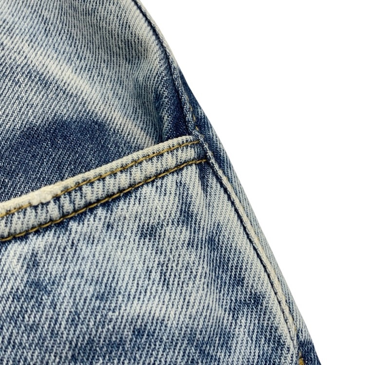 Maison Margiela メゾンマルジェラ スラッシュディテールデニムジーンズ パンツ メンズ ブルー 48 S51LA0051